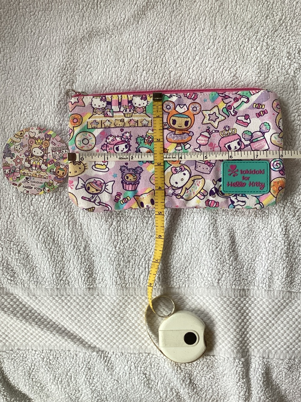 NWT Sanrio Tokidoki for Hello Kitty Canvas Pouch